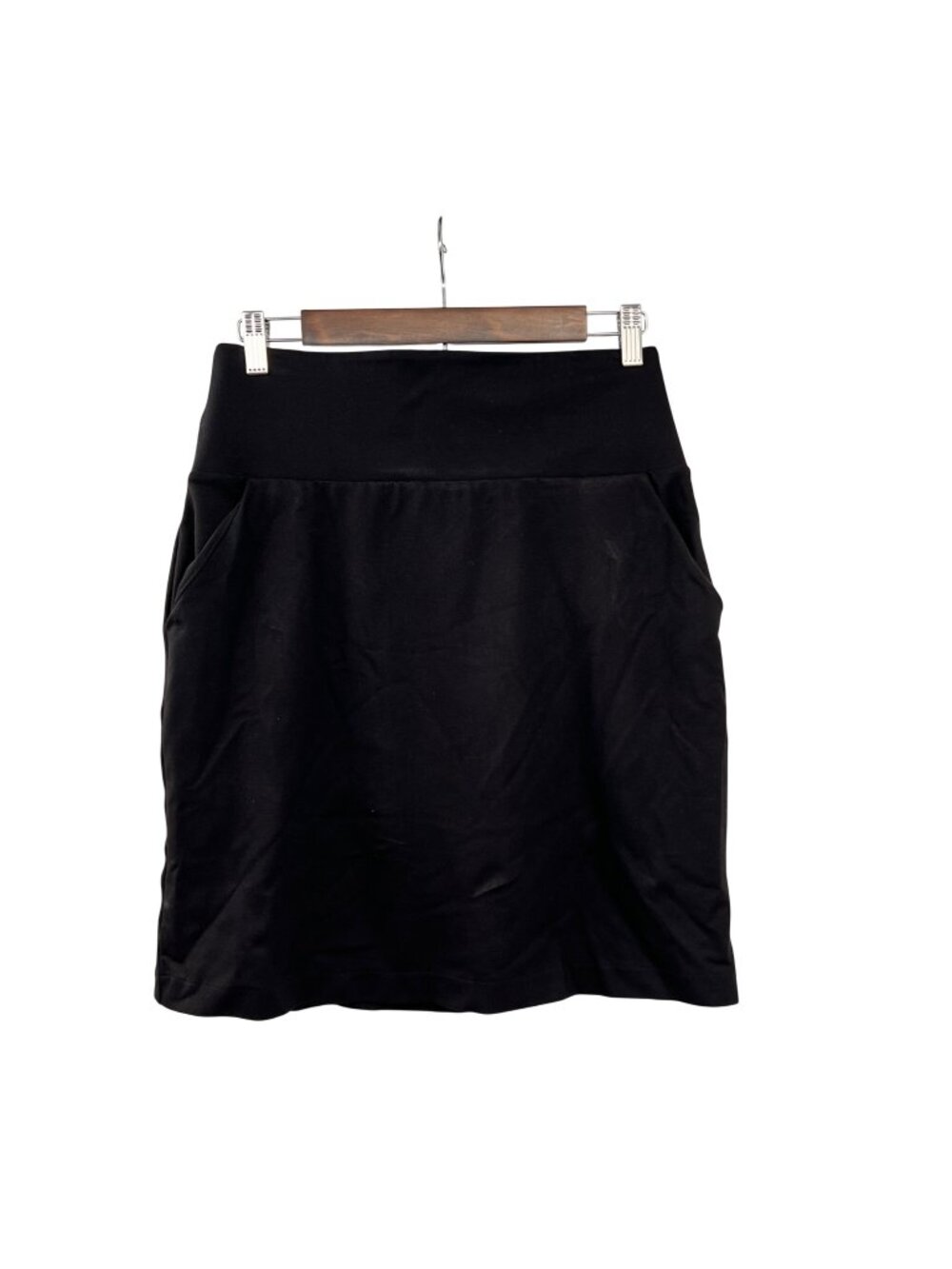 Apt. 9 Black Pencil Skirt Pull On Women's Size Small Pockets